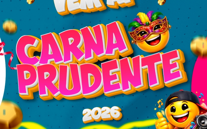 Carna Prudente 2026 promete alegria, diversidade e programação para todas as idades