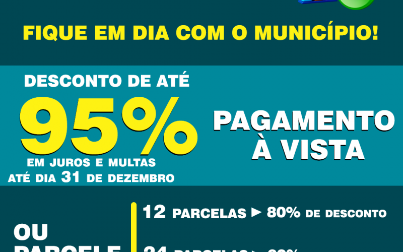  Já está aberto o REFIS 2025 – Programa de Recuperação Fiscal.