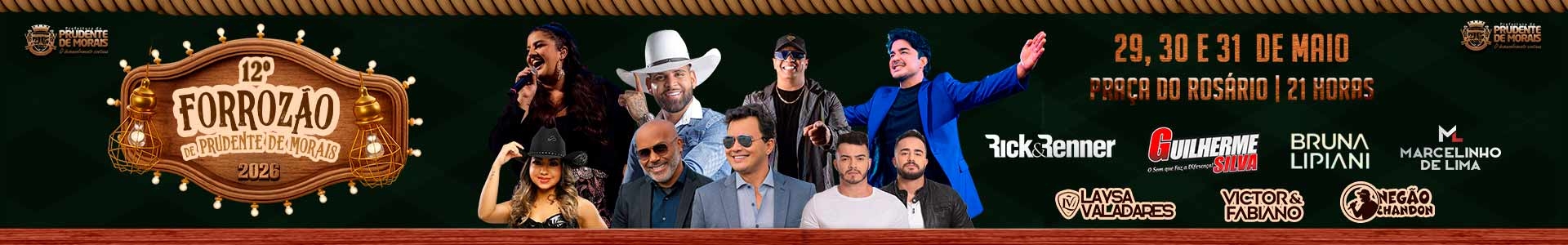 FORROZÃO 2026 - ARTISTAS