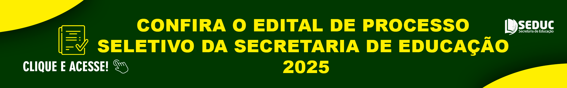 EDITAL EDUCAÇÃO 2025