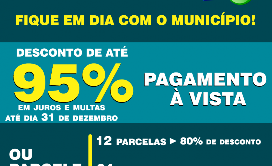  Já está aberto o REFIS 2025 – Programa de Recuperação Fiscal.