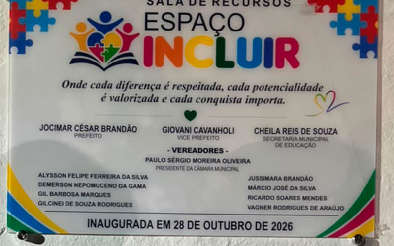 Secretaria de Educação inaugura nova Sala de Recursos – Espaço Incluir.
